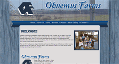 Desktop Screenshot of ohnemusfarms.com