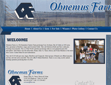 Tablet Screenshot of ohnemusfarms.com